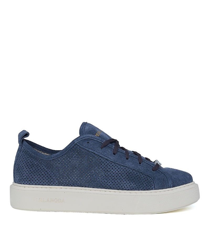 Per La Moda - 7101 Navy Suede